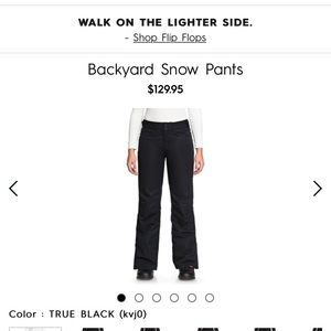 Roxy snow pants worn once! Like new/EUC